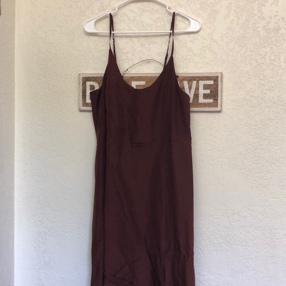 Silk slip dress